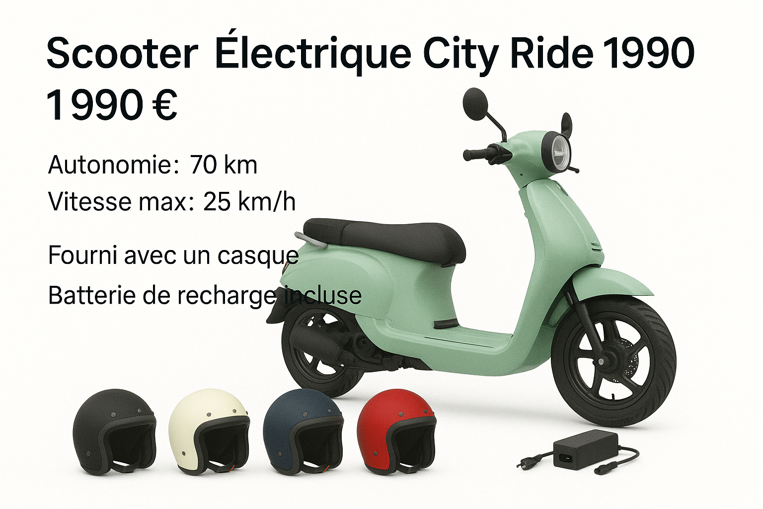 Scooter Électrique Premium Glide 1990